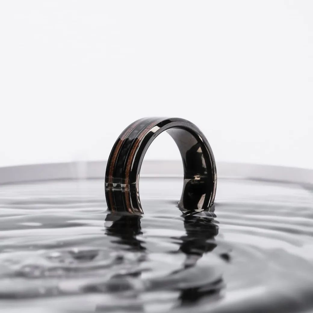 Holzkern Cartesian Ring|Heren Ringen|Sieraden