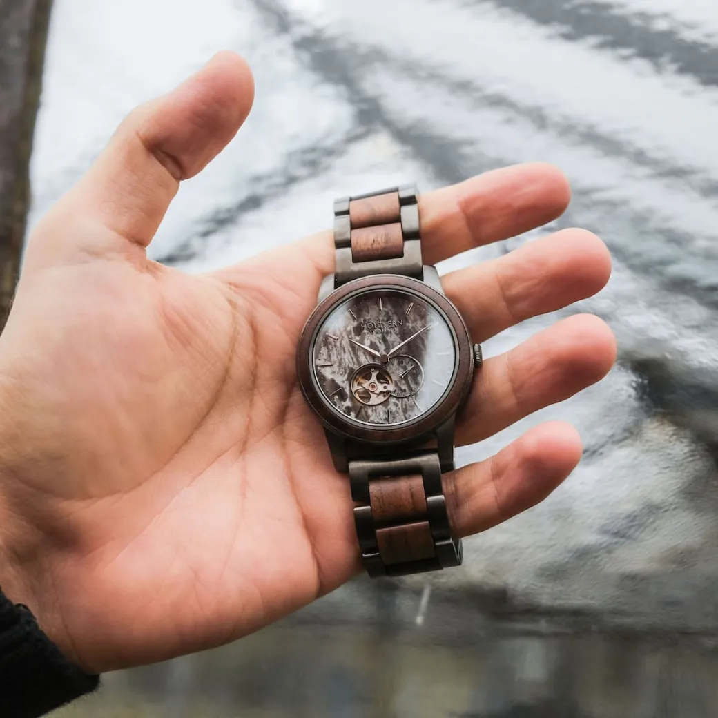 Holzkern Chicago|Heren Horloges