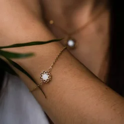 Holzkern Composition Armband|DAMES Armbanden|Sieraden