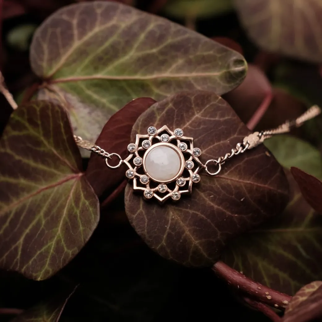 Holzkern Composition Gem Armband|DAMES Armbanden|Sieraden