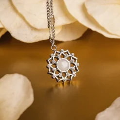 Holzkern Composition Gem Ketting|DAMES Kettingen|Sieraden