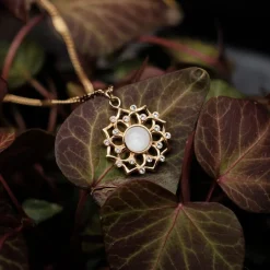 Holzkern Composition Gem Ketting|DAMES Kettingen|Sieraden