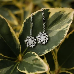 Holzkern Composition Gem Oorbellen|DAMES Oorbellen|Sieraden