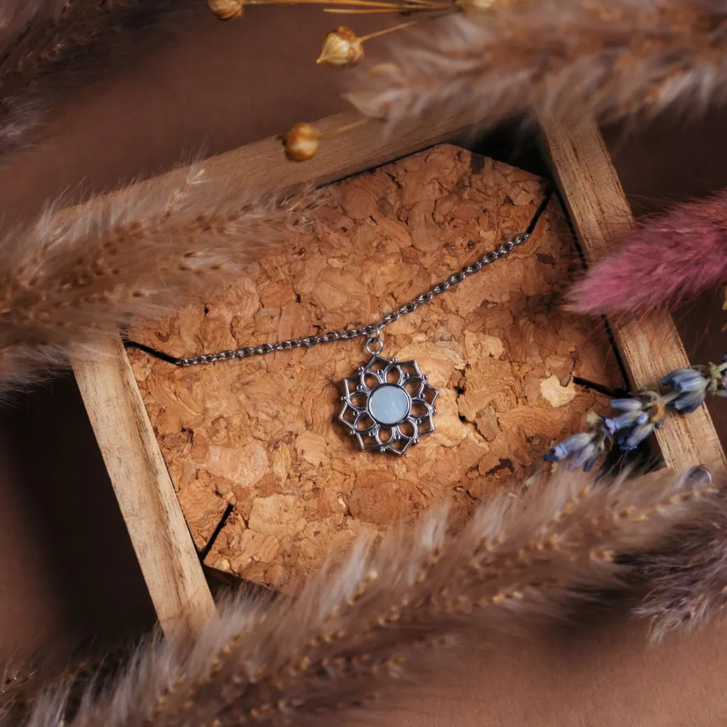 Holzkern Composition Ketting|DAMES Sieraden|Kettingen