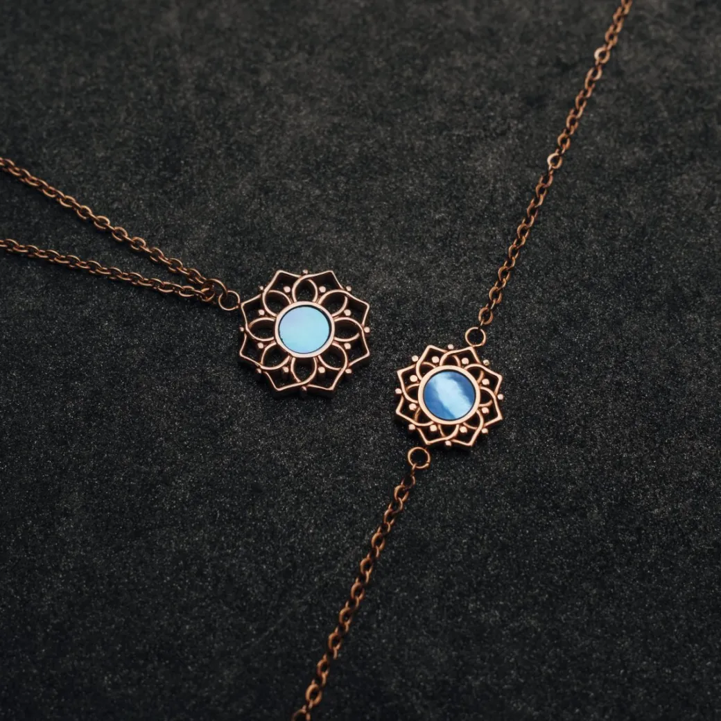 Holzkern Composition Ketting|DAMES Kettingen|Sieraden