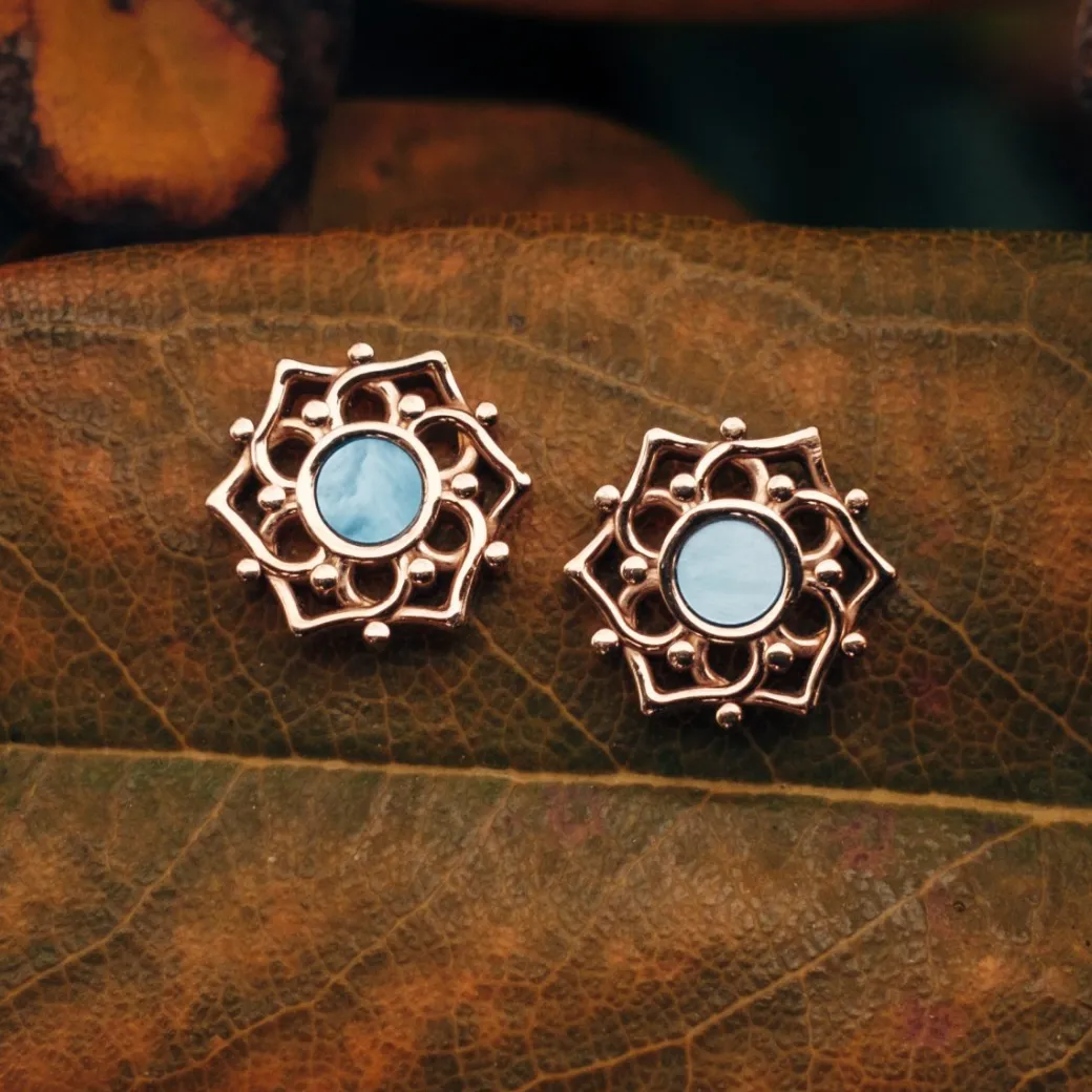 Holzkern Composition Oorbellen|DAMES Oorbellen|Sieraden