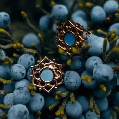 Holzkern Composition Oorbellen|DAMES Oorbellen|Sieraden