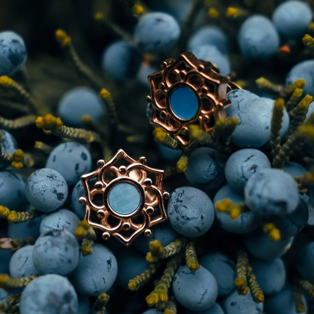 Holzkern Composition Oorbellen|DAMES Oorbellen|Sieraden