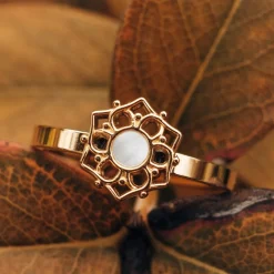 Holzkern Composition Ring|DAMES Ringen|Sieraden