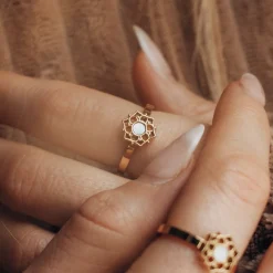 Holzkern Composition Ring|DAMES Ringen|Sieraden