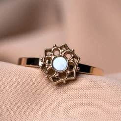 Holzkern Composition Ring|DAMES Ringen|Sieraden