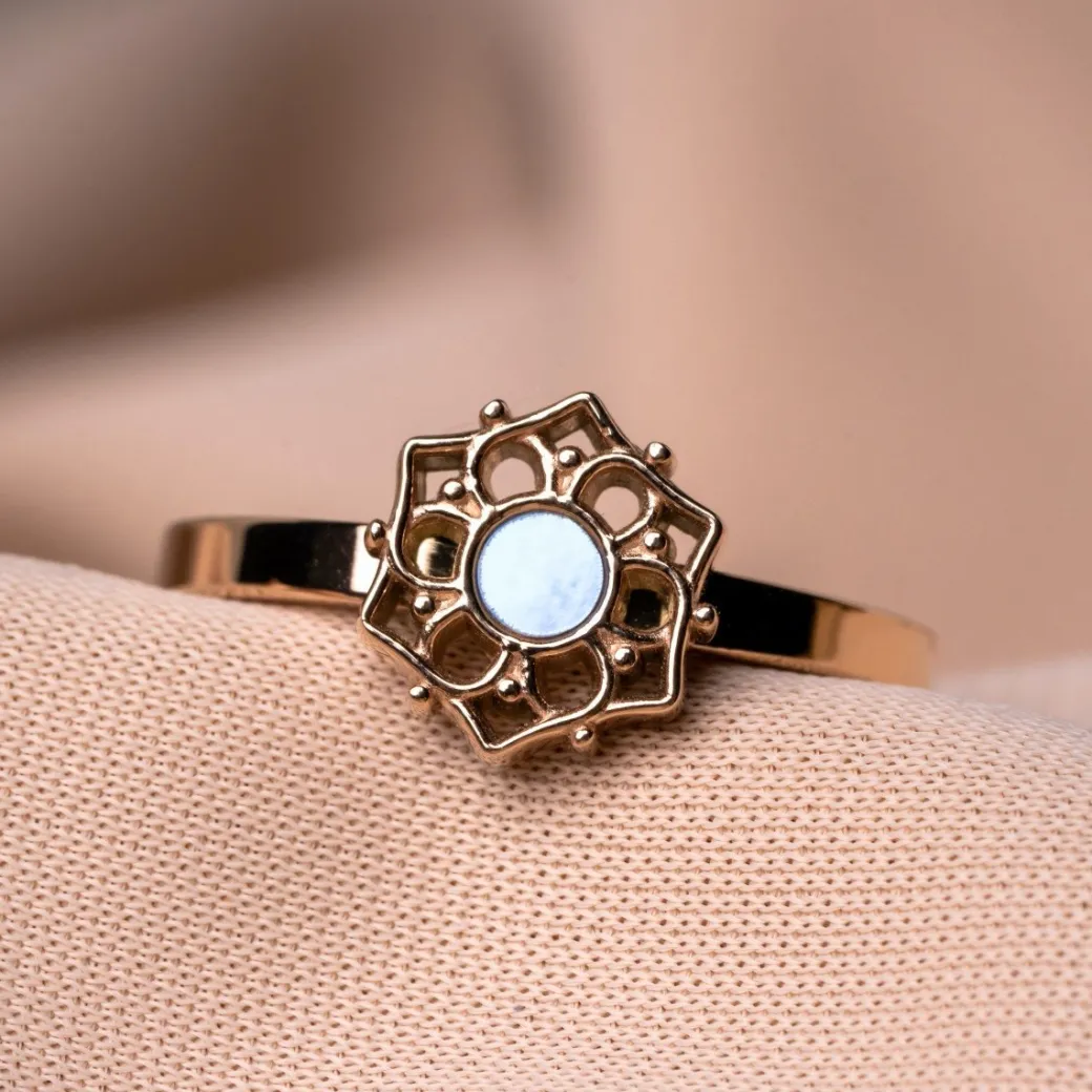 Holzkern Composition Ring|DAMES Ringen|Sieraden
