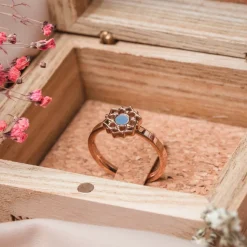 Holzkern Composition Ring|DAMES Ringen|Sieraden