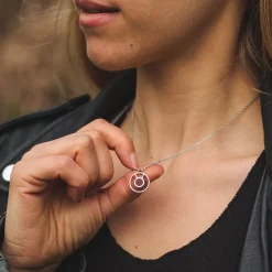 Holzkern Concentric Ketting|DAMES Kettingen|Sieraden