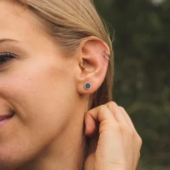 Holzkern Concentric Oorbellen|DAMES Oorbellen|Sieraden
