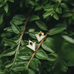 Holzkern Conceptual Oorbellen|DAMES Oorbellen|Sieraden