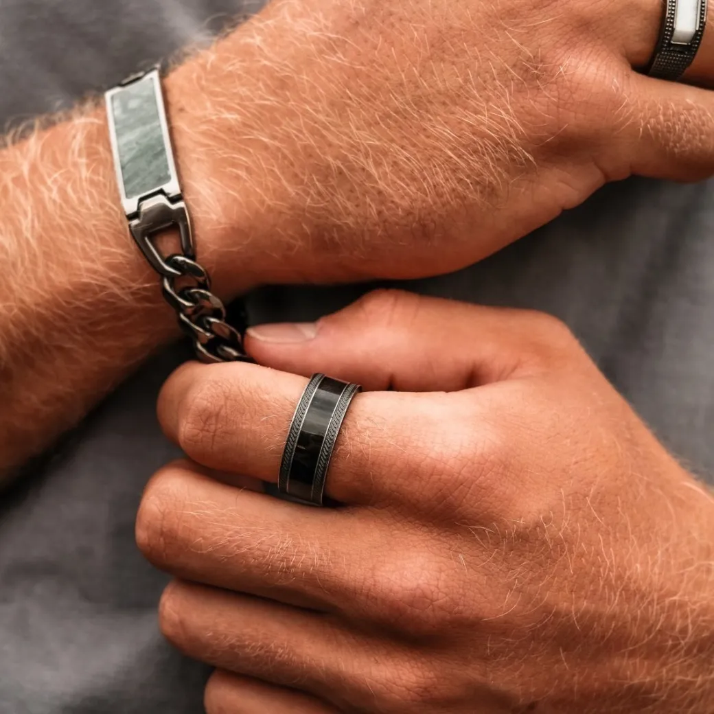 Holzkern Countless Ring|Heren Ringen|Sieraden