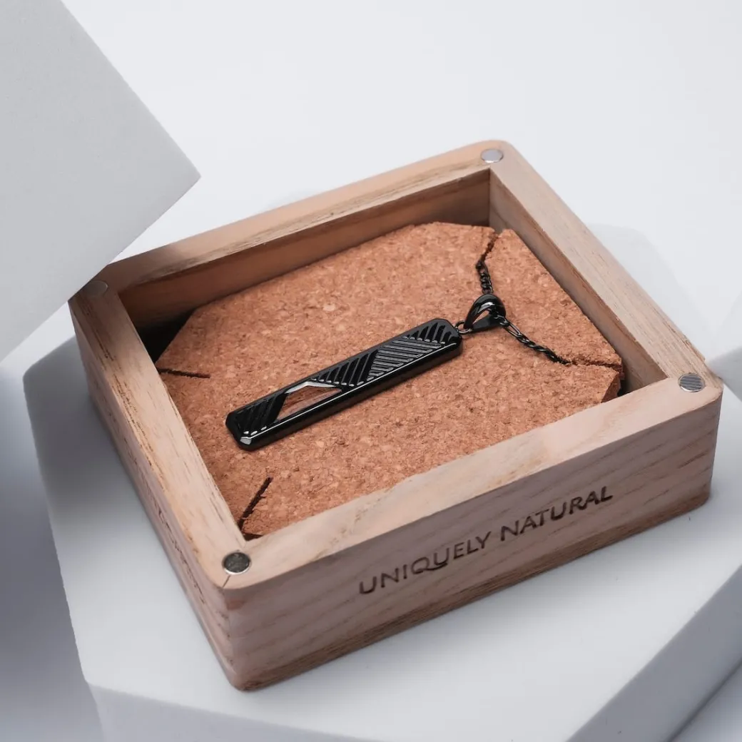Holzkern Derivate Ketting|Heren Kettingen|Sieraden