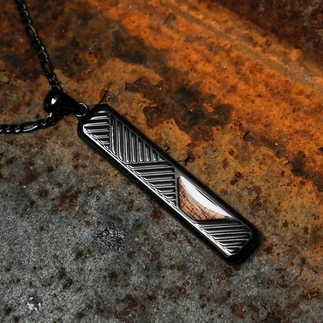 Holzkern Derivate Ketting|Heren Kettingen|Sieraden