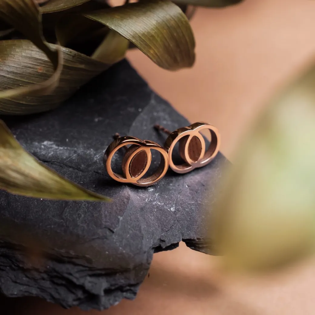 Holzkern Effigy Oorbellen|DAMES Oorbellen|Sieraden