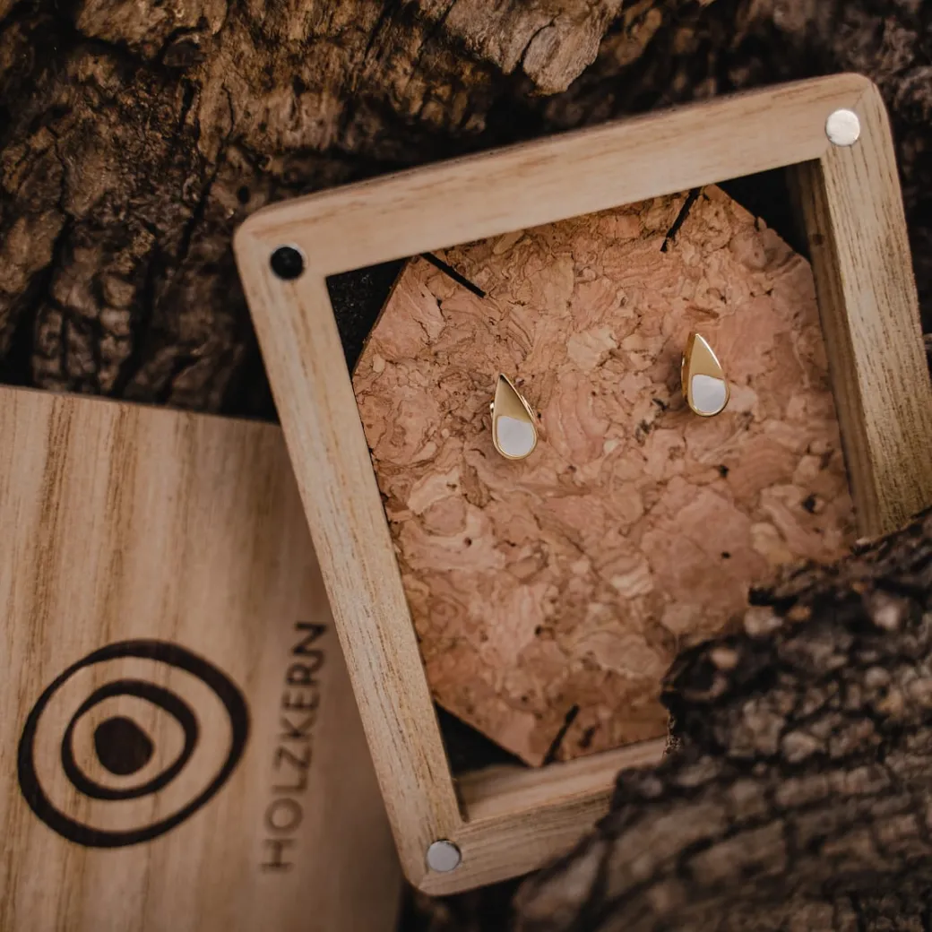 Holzkern Emulsify Oorbellen|DAMES Oorbellen|Sieraden