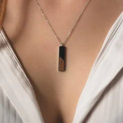 Holzkern Ephemera Ketting|DAMES Kettingen|Sieraden