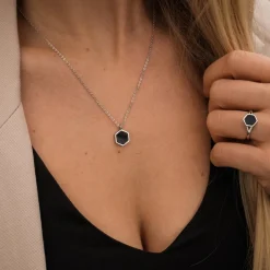 Holzkern Facade Ketting|DAMES Kettingen|Sieraden