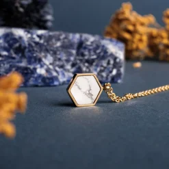 Holzkern Facade Ketting|DAMES Kettingen|Sieraden