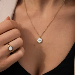 Holzkern Facade Ketting|DAMES Kettingen|Sieraden