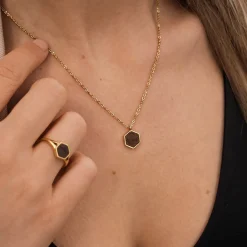 Holzkern Facade Ketting|DAMES Kettingen|Sieraden