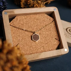 Holzkern Facade Ketting|DAMES Kettingen|Sieraden