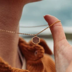 Holzkern Facade Ketting|DAMES Kettingen|Sieraden