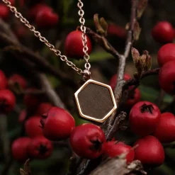 Holzkern Facade Ketting|DAMES Kettingen|Sieraden