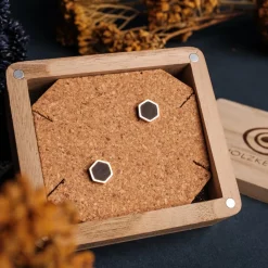 Holzkern Facade Oorbellen|DAMES Oorbellen|Sieraden