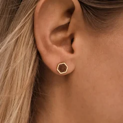 Holzkern Facade Oorbellen|DAMES Oorbellen|Sieraden