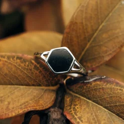 Holzkern Facade Ring|DAMES Ringen|Sieraden