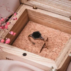 Holzkern Facade Ring|DAMES Ringen|Sieraden