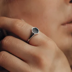 Holzkern Facade Ring|DAMES Ringen|Sieraden
