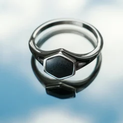 Holzkern Facade Ring|DAMES Ringen|Sieraden