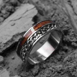 Holzkern Fractional Ring|Heren Ringen|Sieraden