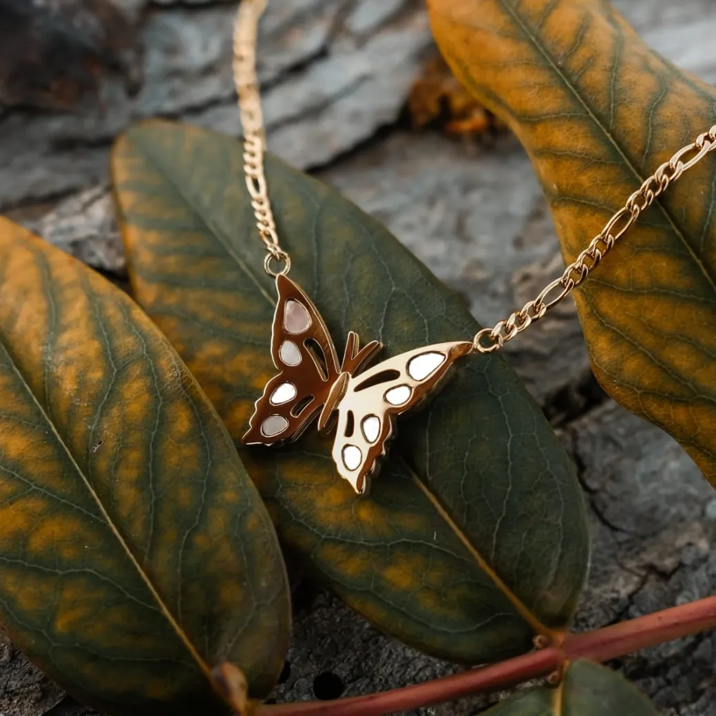 Holzkern Fritillary Ketting|DAMES Kettingen|Sieraden