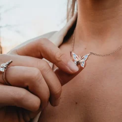 Holzkern Fritillary Ketting|DAMES Kettingen|Sieraden
