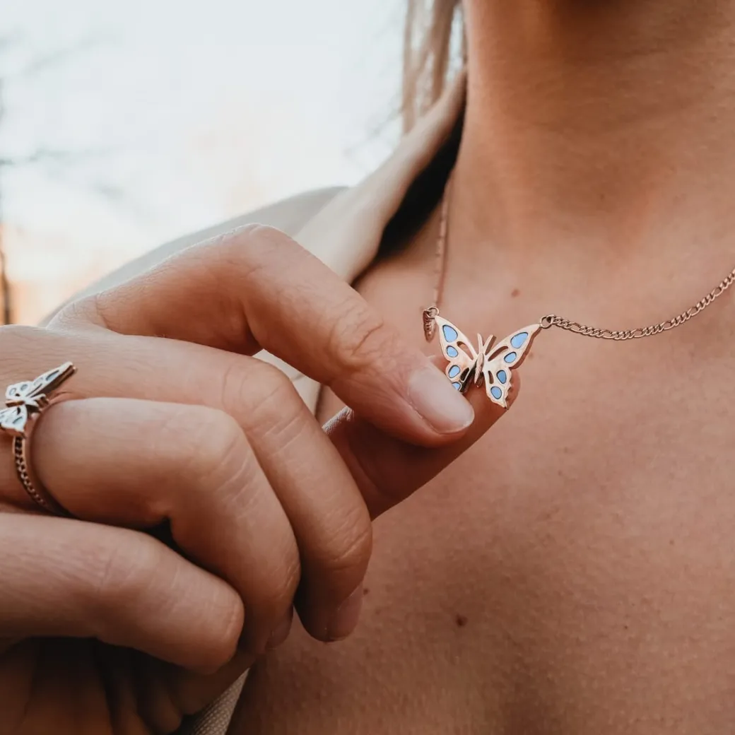 Holzkern Fritillary Ketting|DAMES Kettingen|Sieraden