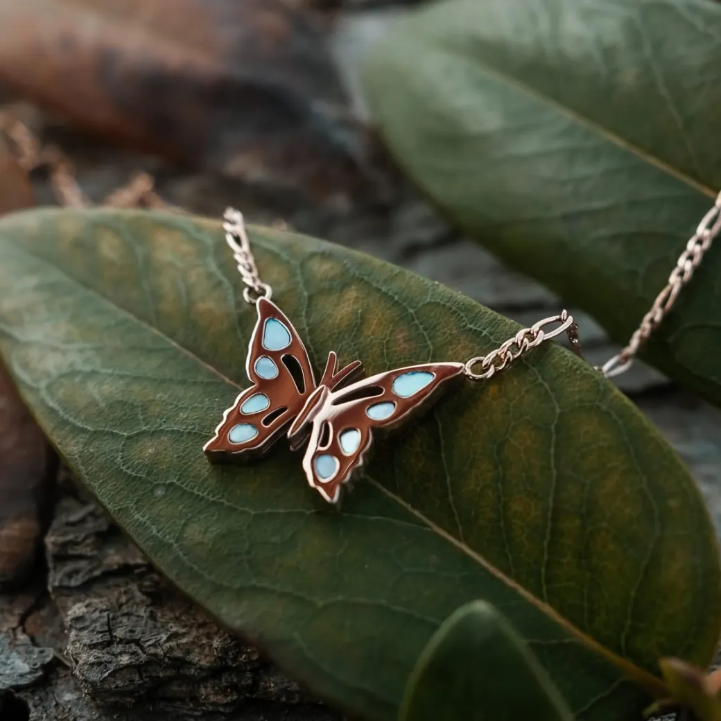 Holzkern Fritillary Ketting|DAMES Kettingen|Sieraden