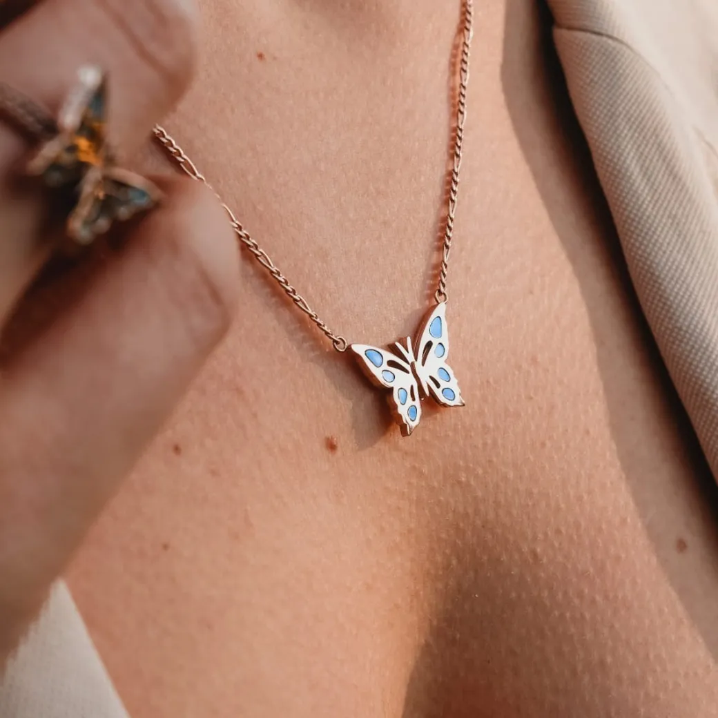 Holzkern Fritillary Ketting|DAMES Kettingen|Sieraden