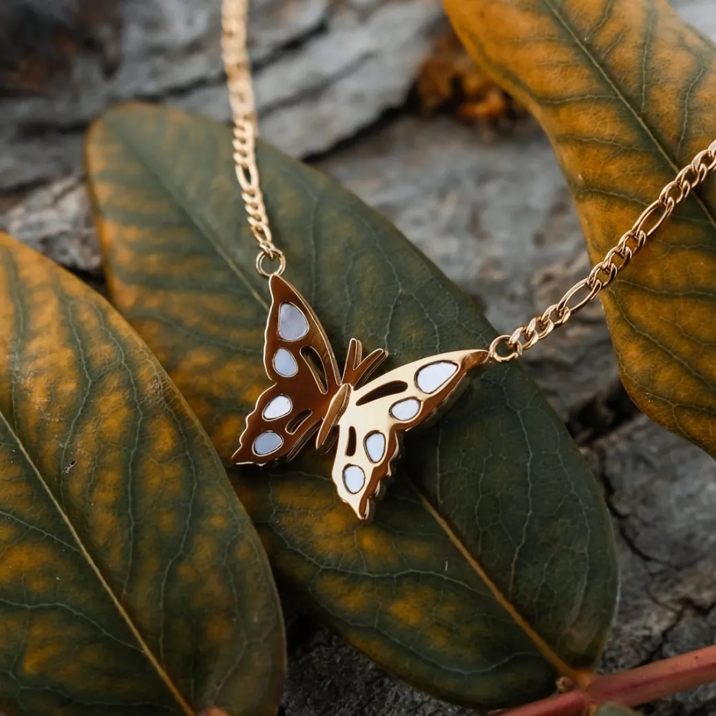 Holzkern Fritillary Ketting|DAMES Kettingen|Sieraden