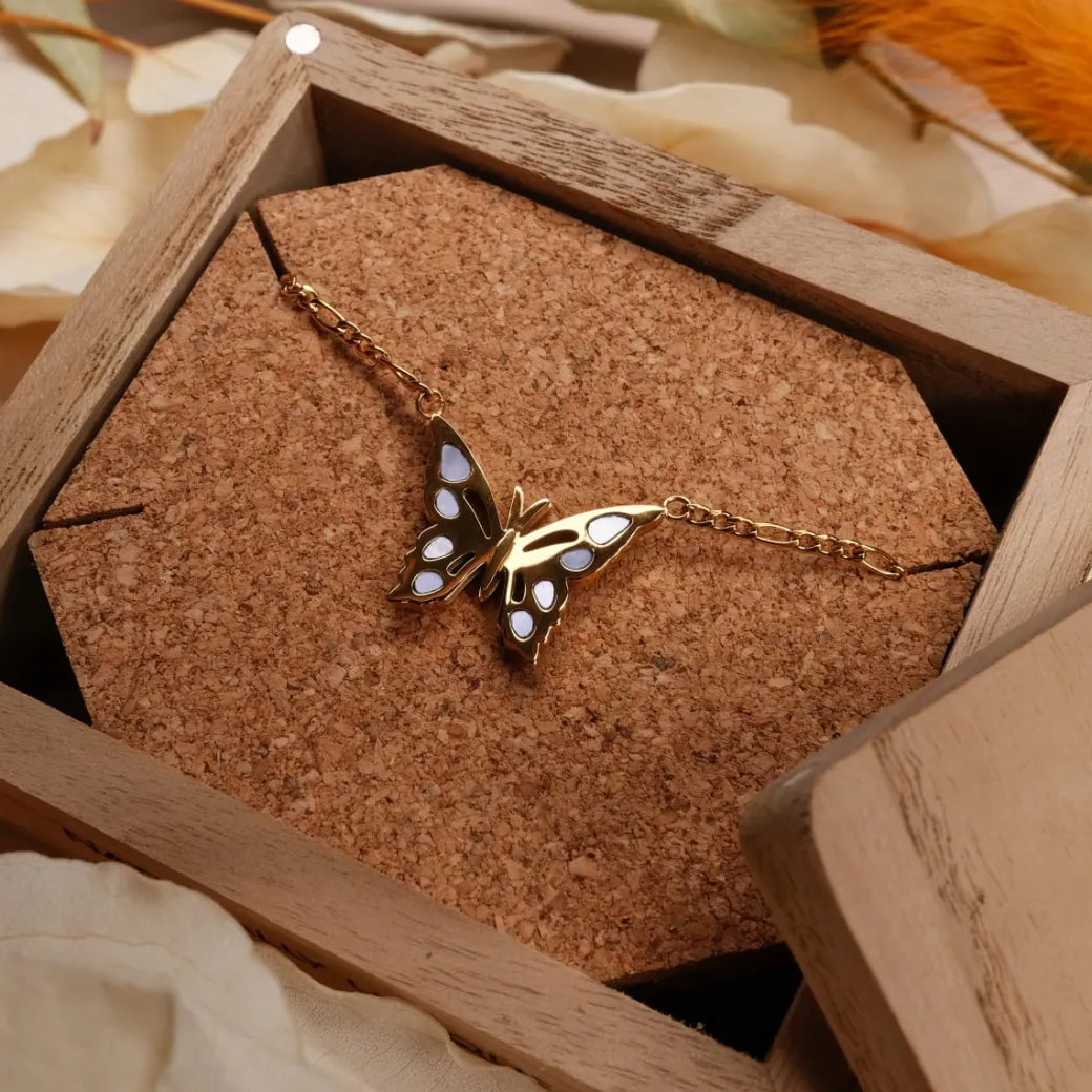 Holzkern Fritillary Ketting|DAMES Kettingen|Sieraden