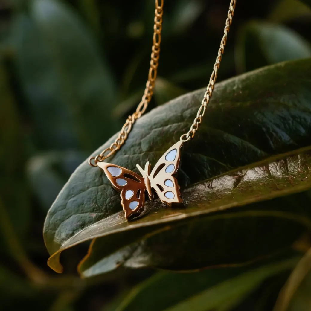 Holzkern Fritillary Ketting|DAMES Kettingen|Sieraden
