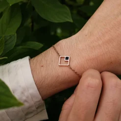 Holzkern Geometric Armband|DAMES Armbanden|Sieraden