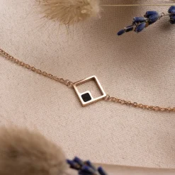 Holzkern Geometric Armband|DAMES Armbanden|Sieraden